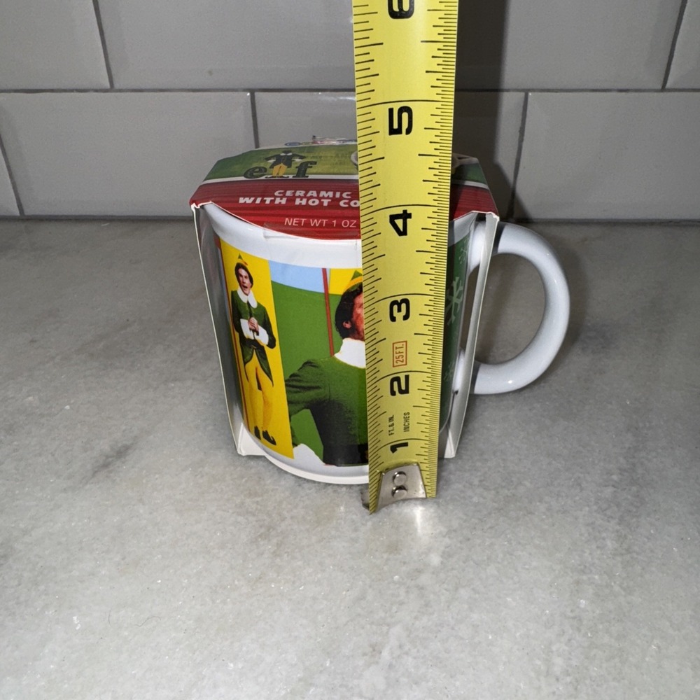 Galerie Warner Brothers Buddy The Elf Coffee Tea Cocoa Cup Mug Ninny Muggins - Picture 7 of 7